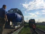 Перевозка батискафа железнодорожным транспортом