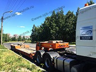 Truck transportation of oversized cargos